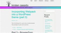 Desktop Screenshot of kirstencassidy.com
